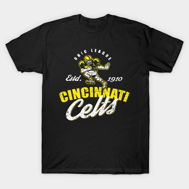 Cincinnatti Celts Football T-Shirt by MindsparkCreative